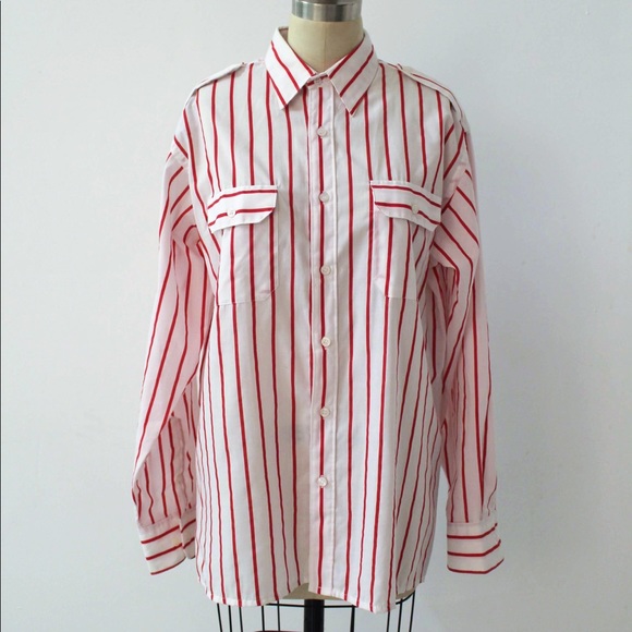 Vintage Striped Button-Up - Picture 2 of 3
